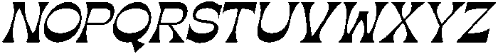 Sizzling Cheesy Italic otf (400) Font UPPERCASE