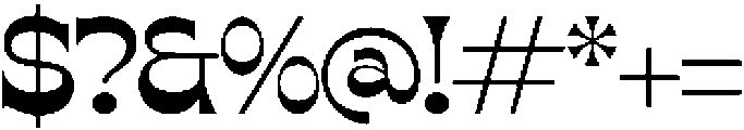 Sizzling Cheesy otf (400) Font OTHER CHARS