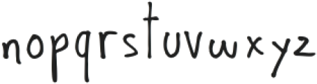 siget ttf (400) Font LOWERCASE