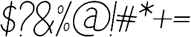 simple italic otf (400) Font OTHER CHARS