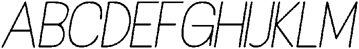 simple italic otf (400) Font UPPERCASE