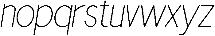 simple italic otf (400) Font LOWERCASE
