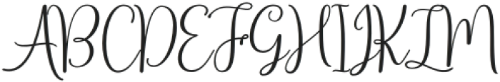 simple sunday Regular otf (400) Font UPPERCASE