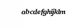 Siggy-Bold Italic.otf   Font LOWERCASE