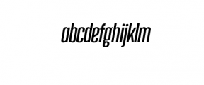 Sigma-Italic.otf Font LOWERCASE