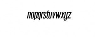 Sigma-Italic.otf Font LOWERCASE