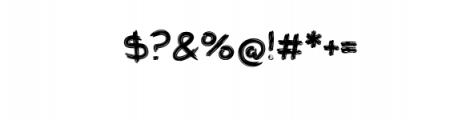 Sign Pen Brushy.otf Font OTHER CHARS