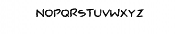 Sign Pen Brushy.otf Font UPPERCASE