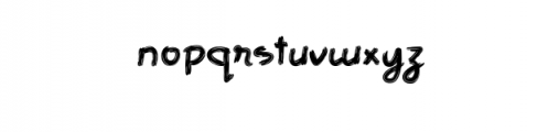Sign Pen Brushy.otf Font LOWERCASE