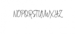Signathy Font UPPERCASE