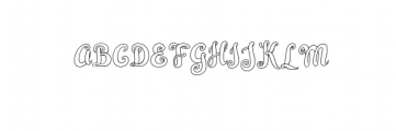 Simplisicky.otf Font UPPERCASE