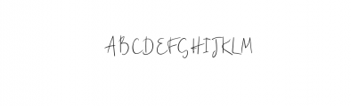 Sinali-Regular.otf Font UPPERCASE