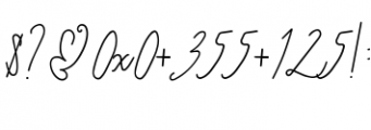 Signature Script Bold Font OTHER CHARS