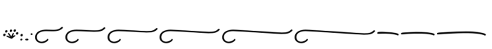 Signature Script Extras Font UPPERCASE