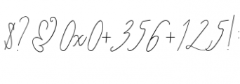 Signature Script Regular Font OTHER CHARS