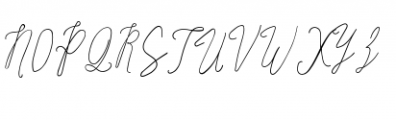 Signature Script Regular Font UPPERCASE