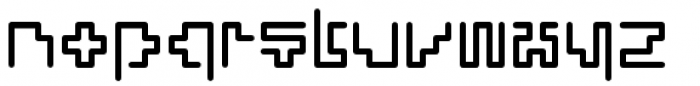 Silesia Medium Font LOWERCASE