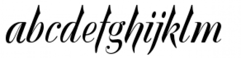 Silk Script Font LOWERCASE