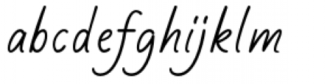 Silver Script Font LOWERCASE