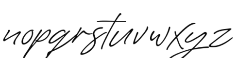 Silverline Script Font LOWERCASE