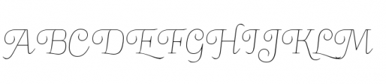 Sinffonia Extra Swash Font UPPERCASE