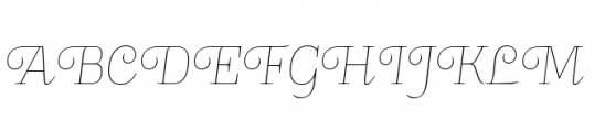 Sinffonia Titling Font UPPERCASE