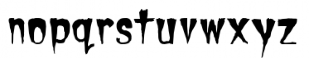 Sinister Urge Narrow Font LOWERCASE