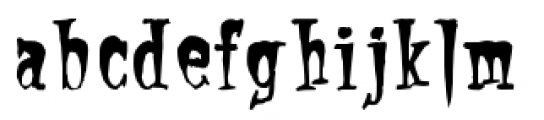 Sinister Urge Serif Font LOWERCASE