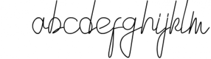 Sicilia Signature Typeface Font LOWERCASE