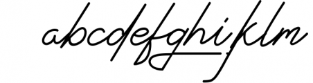 Signatrust / 2 font signature Font LOWERCASE