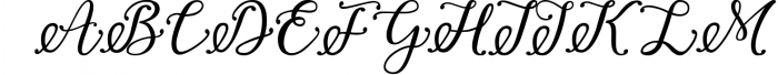 Signature Christmas Font UPPERCASE