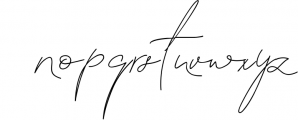 Signature Font Blanc Seing 1 Font LOWERCASE
