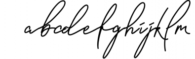 Signature Font Blanc Seing Font LOWERCASE