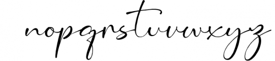 Signature Font - Malliya Font LOWERCASE