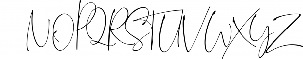 Signature Font Mini Bundle 4 Font UPPERCASE