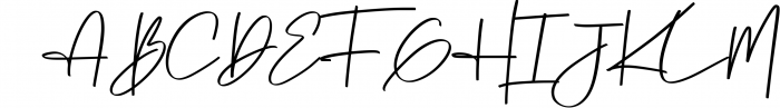 Signature Font Mini Bundle 9 Font UPPERCASE