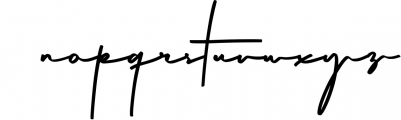 Signature Font Mini Bundle 9 Font LOWERCASE