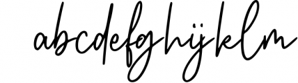 Signature Font Font LOWERCASE