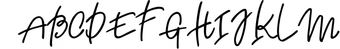 Signature London Font UPPERCASE