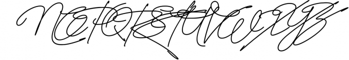 Signature TypeFace 1 Font UPPERCASE