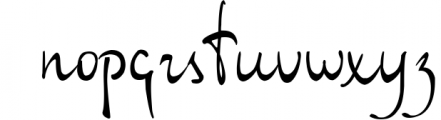 Signature of incognito 1 Font LOWERCASE