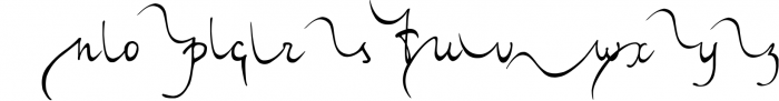 Signature of incognito Font LOWERCASE