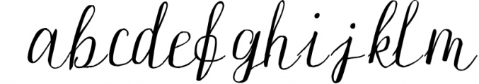 Silex. Modern calligraphy Font LOWERCASE