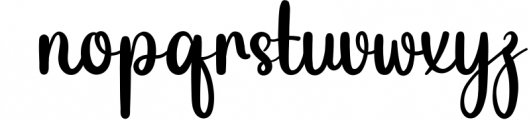 Silhouette - A New Handwritten Font Font LOWERCASE