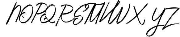 Silloute | Rough Style Script Font UPPERCASE