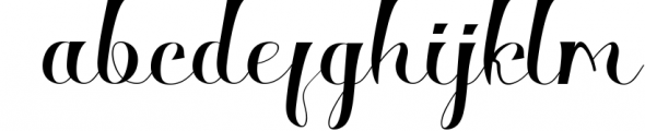 Silvagia script Font LOWERCASE