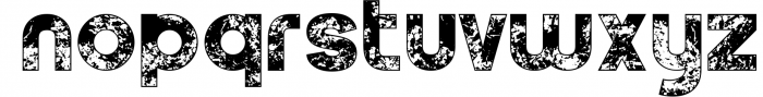 Silver forte Grunge Font LOWERCASE