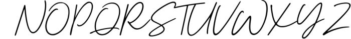 Silvertone Modern Monoline Handwritten Font Font UPPERCASE