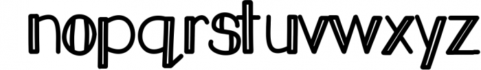 Simmer Down Lined Sans Serif Font Font LOWERCASE