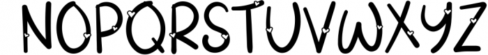 Simple Love Font UPPERCASE